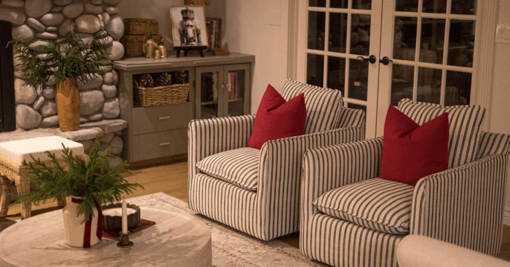 DIY Christmas pillow covers