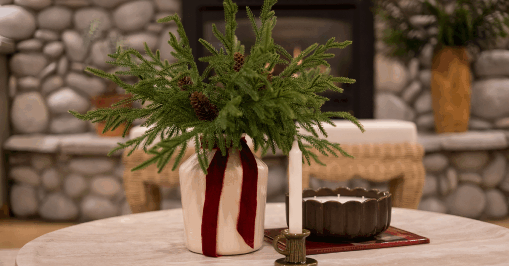 cozy Christmas decor and DIY Christmas pillow covers