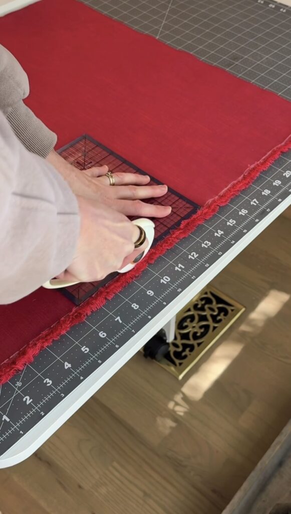 DIY Christmas pillow covers